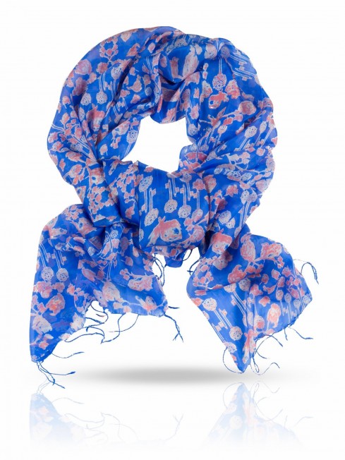 Палантин Женский S-KEY.MED/BLUE
